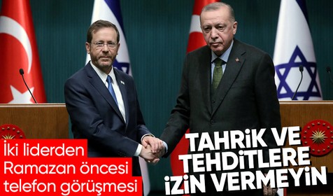 Son dakika: Cumhurbaşkanı Recep Tayyip Erdoğan, İsrail Cumhurbaşkanı Herzog ile telefondaü görüştü