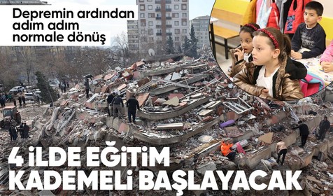 Son dakika... Milli Eğitim Bakanı Mahmut Özer duyurdu! 4 ilde eğitim kademeli olarak başlıyor