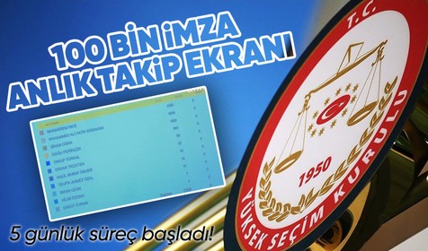 14 Mayıs'ta yapılacak olan Cumhurbaşkanlığı seçimi için adayların 100 bin imza süreci başladı! YSK Başkanı Ahmet Yener imza takip sistemini tanıttı
