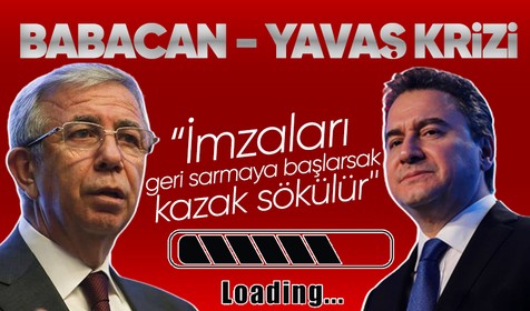 Deva Partisi Ali Babacan'dan ABB Başkanı Mansur Yavaş'a: Cumhurbaşkanı Yardımcılığı için imzaları geri sarmaya başlarsak kazak sökülür