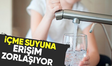 Dünyada su kaynakları azalmaya devam ederken içme suyuna erişim de zorlaşıyor