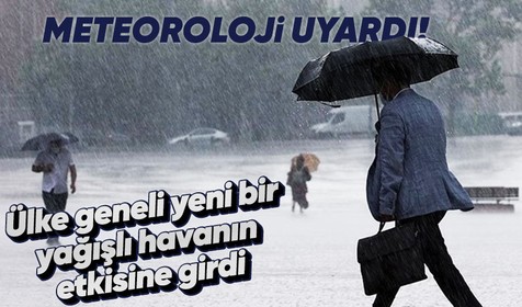 Meteoroloji Genel Müdürlüğü 22 Mart 2023 Çarşamba günü hava durumu raporunu yayımladı: Yeni bir yağışlı hava etkili olacak