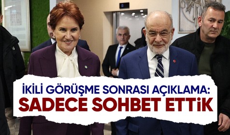 Saadet Partisi Genel Başkanı Temel Karamollaoğlu'ndan İYİ Parti Genel Başkanı Meral Akşener'e ziyaret