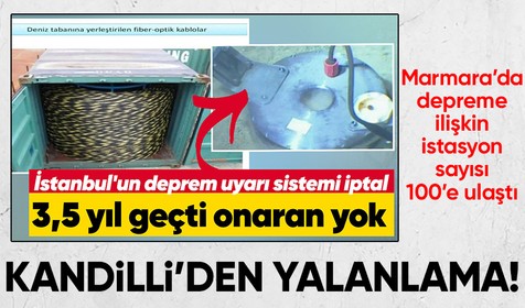 Son dakika: Kandilli Rasathanesi Deprem Araştırma Enstitüsü'nden 'deprem erken uyarı sistemi' açıklaması