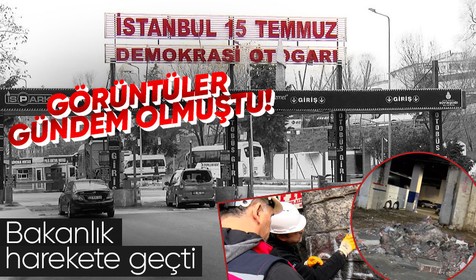 Bayrampaşa'da bulunan İstanbul Otogarı'ndaki kolon ve korozyona uğramış demirlerin görüntüsü gündem olmuştu! Bakanlık harekete geçti