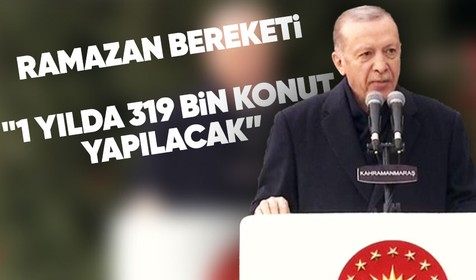 Cumhurbaşkanı Recep Tayyip Erdoğan, Kahramanmaraş merkezli depremlerin 46'ncı gününde 11 ilde afet konutlarının temel atma törenine katıldı