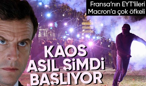 Fransa halkı emeklilik yaşı sonrası Macron'a çok öfkeli! 800 bin kişi sokağa çıkacak