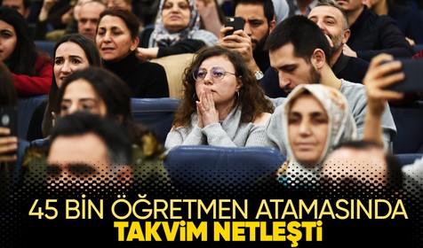 Son dakika! 45 bin öğretmen atamasında takvim netleşti! Hangi branştan kaç öğretmen alınacak?