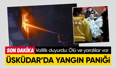 İstanbul'un Üsküdar ilçesinde bulunan Sultan Abdulhamid Han Hastanesİ’nde yangın!