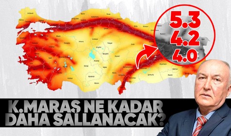Kahramanmaraş'ta 5,3 ve 4,2'lik depremlerin ardından Prof. Ahmet Ercan bölgeyi uyardı! Kayseri'ye dikkat çekti