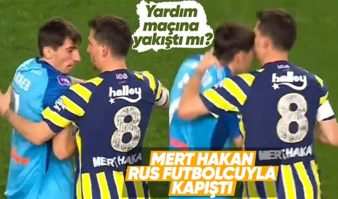 Mert Hakan Yandaş çıldırdı! Rus futbolcunun ensesine yapıştı