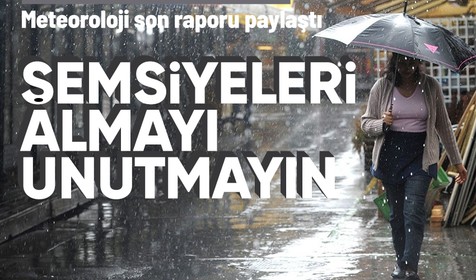 Meteoroloji o illerimizi uyardı: Yağmur ve kar fena bastıracak | 24 MART HAVA DURUMU