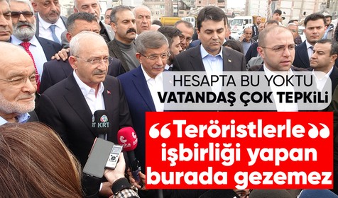 Kılıçdaroğlu, Malatya ziyaretinde bir vatandaşın tepkisiyle karşılaştı: Teröristlerle işbirliği yapan burada gezemez
