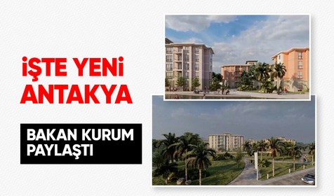 Murat Kurum, Hatay'da yapılacak deprem konutlarını paylaştı