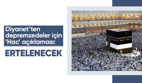 Diyanet İşleri Başkanı Ali Erbaş'tan depremzedelerle ilgili kritik 'hac' açıklaması