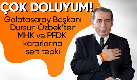 Galatasaray'da mali genel kurulda konuşan başkan Dursun Özbek: Şimdilik sessiz kalacağım çok doluyum
