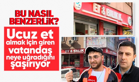 İstanbul Sultangazi'de ucuz et almak için gelen vatandaş dükkandaki fiyatları görünce şok oluyor