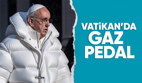 Katoliklerin ruhani lideri Papa Francis'in Vatikan'da giydiği mont gündem oldu