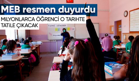 Milli Eğitim Bakanı Mahmut Özer resmen duyurdu: Milyonlarca öğrenci ara tatile Nisan ayında çıkacak