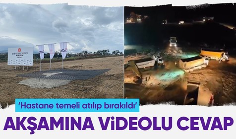 İYİ Partili Turhan Çömez, Defne Devlet Hastanesi'ne göstermelik temel atıldığını söyledi! Çalışmalar görüntülendi
