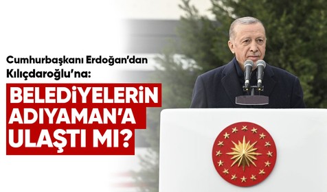 Deprem bölgesinin inşası sürüyor: Cumhurbaşkanı Recep Tayyip Erdoğan Yeni Afet Konutları Temel Atma Töreni için Adıyaman'da