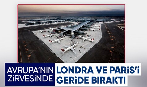 İstanbul Havalimanı yine Avrupa'nın en yoğun havalimanı oldu