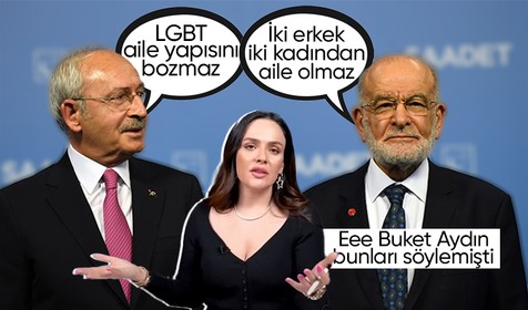 Temel Karamollaoğlu'nun dün LGBT'ye karşı çıktığı açıklaması Kemal Kılıçdaroğlu'nun LGBT'ye kucak açtığı sözleri hatırlattı! Buket Aydın, bu krizi söylemişti