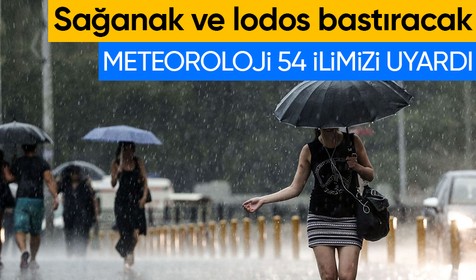 Meteoroloji son dakika çok kuvvetli gelecek diyerek uyardı! Sağanak ve lodosa karşı dikkat | 28 MART HAVA DURUMU