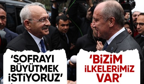 CHP Genel Başkanı Kemal Kılıçdaroğlu ve Memleket Partisi Genel Başkanı Muharrem İnce görüşmesi sona erdi