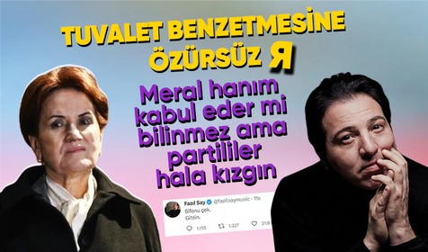 Meral Akşener için "Sifonu çek gitsin" demişti! Fazıl Say 'R' yaptı