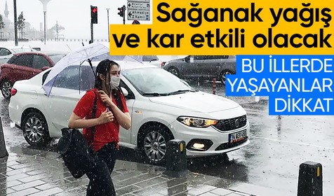 Meteoroloji'den 56 il için sarı ve turuncu kodlu uyarı: Kar yağışı, fırtına, şiddetli yağmur geliyor | 29 MART HAVA DURUMU