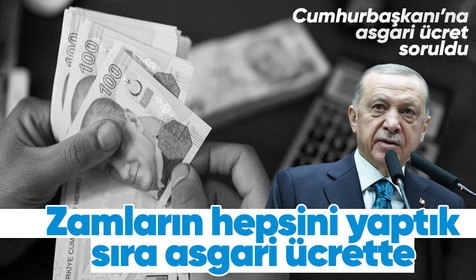 Son dakika... Asgari ücrete ara zam yapılacak mı, oranı ne olacak? Cumhurbaşkanı Erdoğan'dan asgari ücrete zam açıklaması