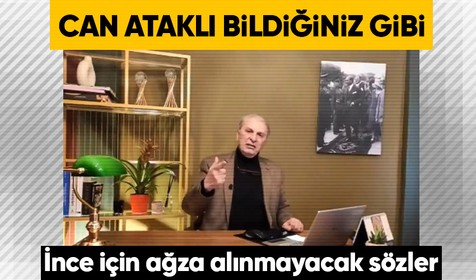 Can Ataklı'dan Muharrem İnce'ye sinkaflı sözler: Çıkmış yüzde 60 alacağım diyor, h....tir lan derler adama