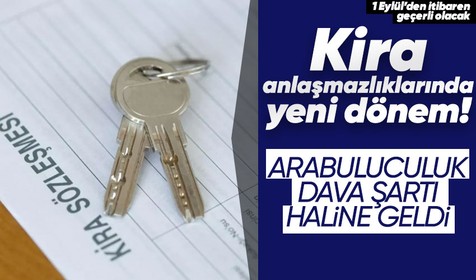 Kira anlaşmazlıklarında yeni dönem başlıyor! 1 Eylül'den itibaren geçerli olacak