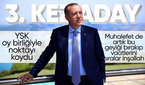 Son dakika haberleri... YSK oy birliğiyle kararını verdi! Cumhurbaşkanı Recep Tayyip Erdoğan, 3. kez aday