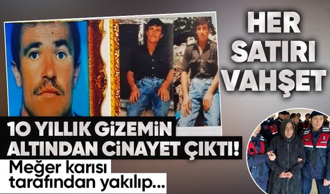 Aksaray'da her satırı kan donduran cinayet! 10 senedir ortada yoktu! Meğer eşi tarafından yakılıp...