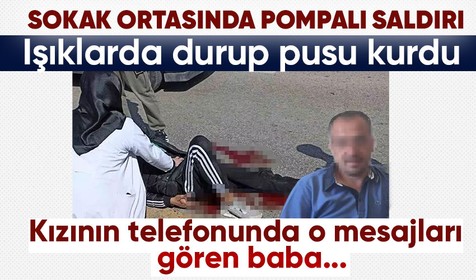 Ankara'da yol ortasında vahşet! Kızına +18 içerikli mesaj yollayan kişiyi kurşuna dizdi! O anlar kamerada