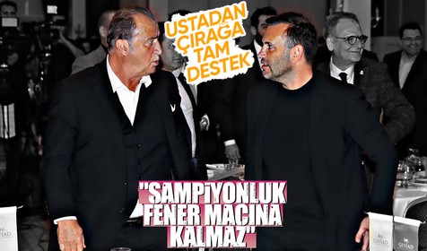 Fatih Terim'den Okan Buruk'a tam destek! "Şampiyonluk Fenerbahçe derbisine kalmaz"
