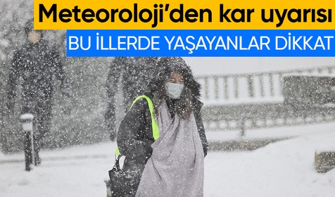 Meteoroloji Genel Müdürlüğü o illerimizi sarı ve turuncu kodla uyardı: Yoğun kar yağışı geliyor | 31 MART HAVA DURUMU