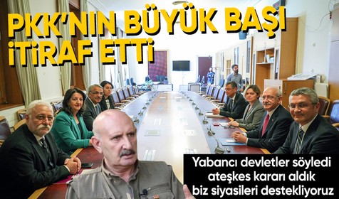 PKK'lı terörist Sabri Ok'tan itiraf gibi açıklamalar: Yabancı devletler söyledi ateşkes kararı aldık biz siyasileri destekliyoruz