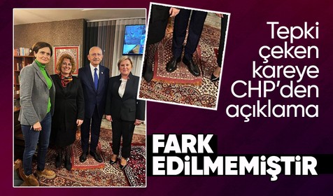 CHP'den tepki çeken kareye açıklama: Seccade fark edilmemiştir
