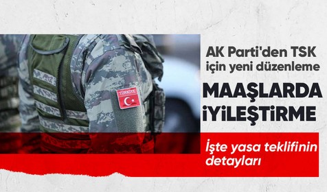 AK Parti'den TSK için kritik düzenleme Meclis'te! YAŞ kararları, Emekli asker maaşlarına iyileştirme | İşte yasa teklifinin detayları