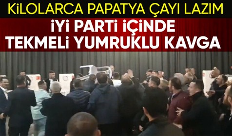 İyi Partililer seçim esnasında tekmeli yumrukla kavga etti