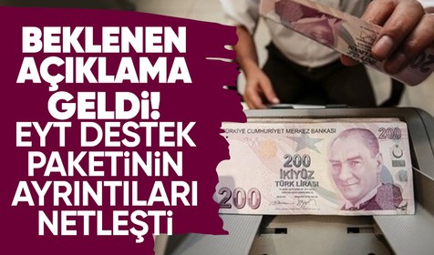 EYT Destek Paketi'nin detayları belli oldu: Kıdem tazminatı çalışanın hesabına yatacak