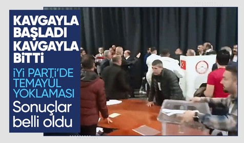 Kavgalı biten İYİ Parti Ankara temayül yoklamasının sonuçları belli oldu