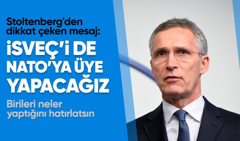 Finlandiya'nın NATO'ya katılmasının ardından zirvede Stoltenberg'den dikkat çeken İsveç mesajı: İsveç'i de en kısa sürede NATO'ya üye yapacağız