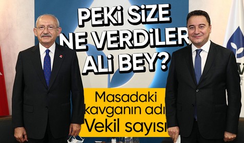 Millet İttifakı'nda yeni krizin adı vekil sayısı! DEVA Partisi Genel Başkanı Ali Babacan ile Kılıçdaroğlu arasında vekil sayısı anlaşmazlığı büyüyor