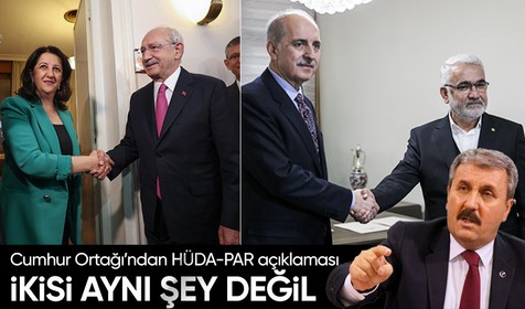 Mustafa Destici: HÜDA-PAR, HDP ile eşit değildir