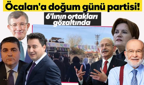 Şanlıurfa'da yeni seçim bürosu açılışında teröristbaşı Abdullah Öcalan'ın doğum gününü kutlama girişimi! Gözaltılar var