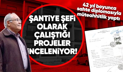Sahte diplomasıyla 42 yıl boyunca müteahhitlik yapan Avni Tekinaslan’ın şu ana kadar yaptığı projeler inceleniyor